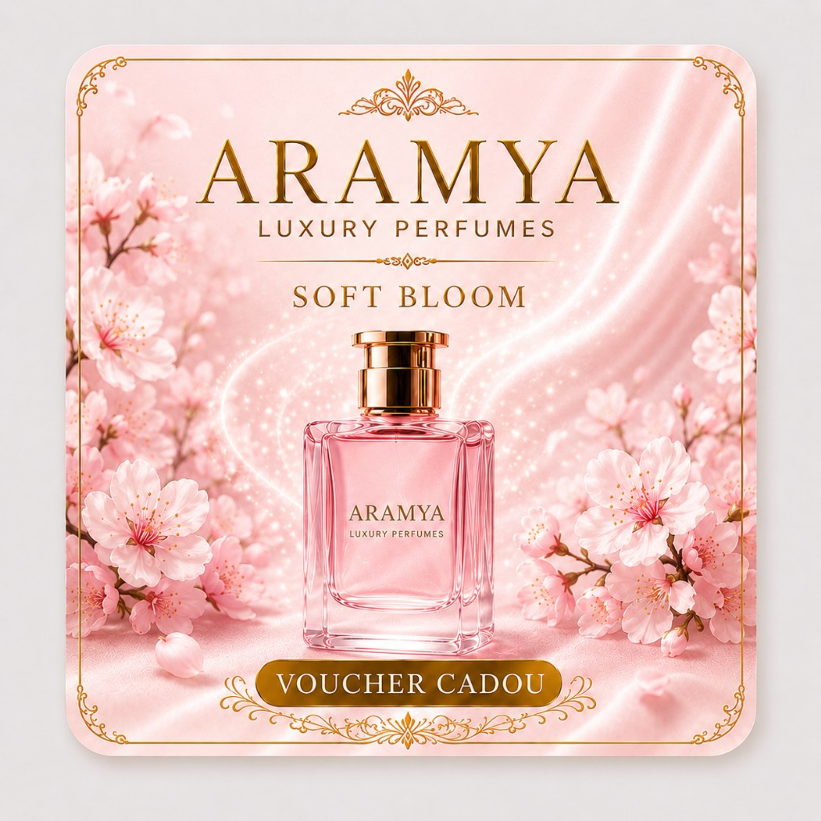 Voucher cadou ARAMYA — Soft Bloom